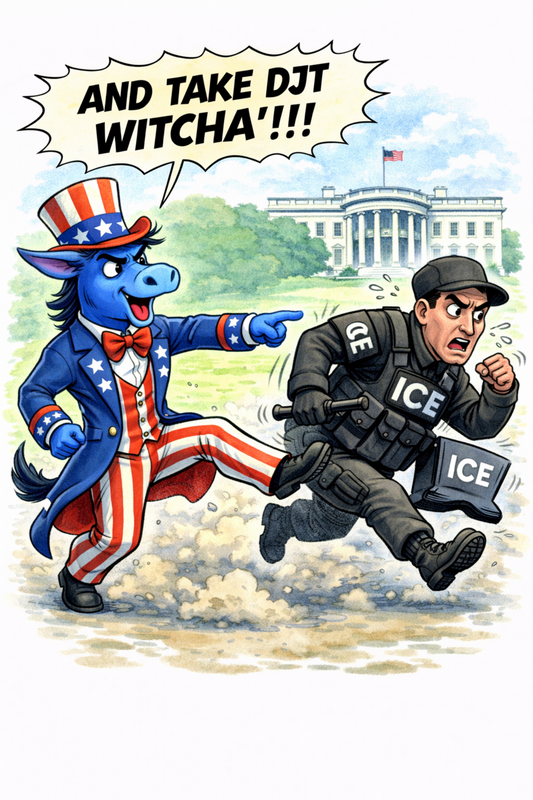 Take DJT Witcha'--Blue Donkey