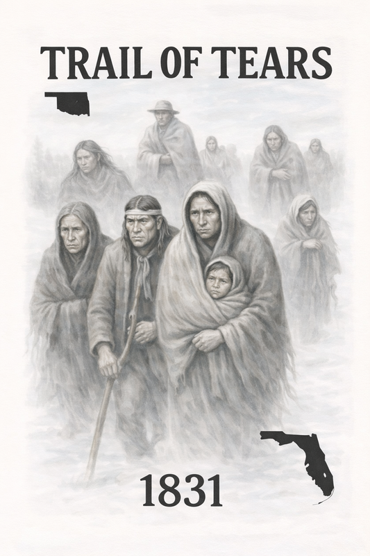 Trail Of Tears--Black and Red Indian History