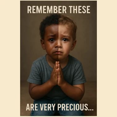 Little Boy Praying--- Just To Grow Up Safe